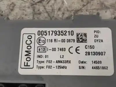 Автозапчастина б/у реле/запоперівник для ford ka (ccu) titanium+ посилання на oem iam 517935210 f02am433rx 28130907