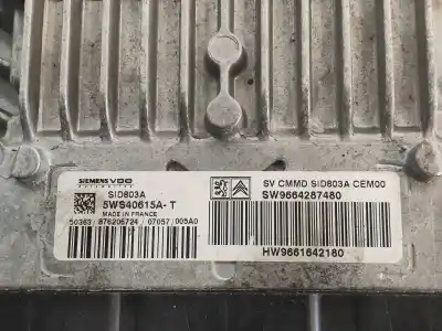 Автозапчасти б/у блок управления двигателем за citroen c4 picasso sx ссылки oem iam 5ws40615at siemens sid803a 9661642180 9664287480
