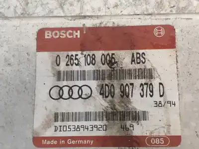Second-hand car spare part abs control unit for audi a6 c4 (4a2) 2.5 tdi oem iam references 0265108005  4d0907379d