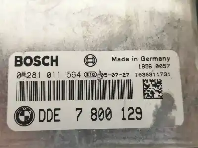 Second-hand car spare part ecu engine control for bmw serie x3 (e83) 2.0d [2.0 ltr. - 110 kw 16v diesel cat] oem iam references 0281011564  1039s11731 dde7800129