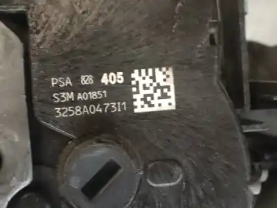 Автозапчастина б/у передній правий центральний замок для citroen berlingo (er_, ec_) 1.2 puretech 110 посилання на oem iam 828405  3258a0473i1