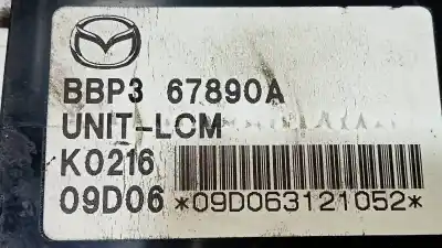 Second-hand car spare part electronic module for mazda 3 lim. (bl) 2.2 turbodiesel cat oem iam references bbp367890a  