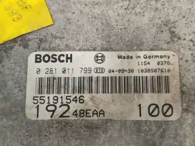 Second-hand car spare part ecu engine control for fiat stilo (192) 1.9 jtd cat oem iam references 0281011799 19248eaa 100 55191546
