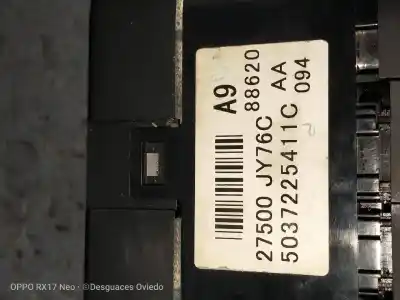 Peça sobressalente para automóvel em segunda mão comando de sofagem (chauffage / ar condicionado)  por renault koleos expression referências oem iam 27500jy76c  5037225411c