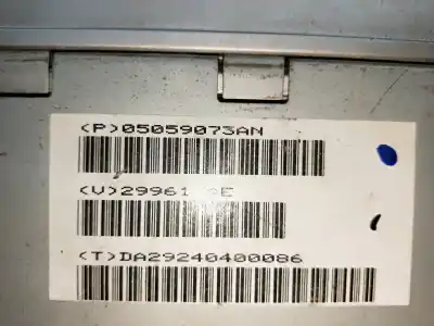 Pezzo di ricambio per auto di seconda mano modulo elettronico per chrysler 300 c 3.5 riferimenti oem iam 05059073an  