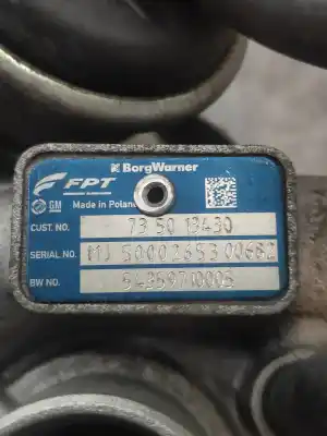 Peça sobressalente para automóvel em segunda mão turbocompresor por fiat punto (evo) (199) dynamic referências oem iam 735013430  54359710005