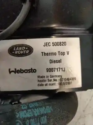 Автозапчасти б/у полный нормальный нагрев за land rover range rover (lm) 3.6 td v8 ссылки oem iam jec500820  9007171j