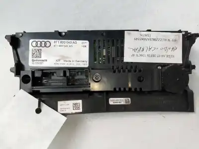 Second-hand car spare part heating / air conditioning control panel for audi a4 avant (8k5) (2008) 2.0 16v tdi oem iam references 8t1820043ag  a2c53345971