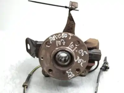 Peça sobressalente para automóvel em segunda mão manga de eixo dianteira direita por peugeot 107 básico referências oem iam 