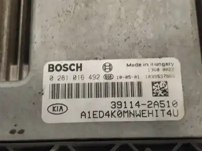 Tweedehands auto-onderdeel ecu motorcontroller voor kia cee´d drive oem iam-referenties 0281016492  391142a510