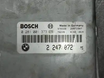 Second-hand car spare part ecu engine control for bmw serie 7 (e38) 725tds oem iam references 0281001373  2247072