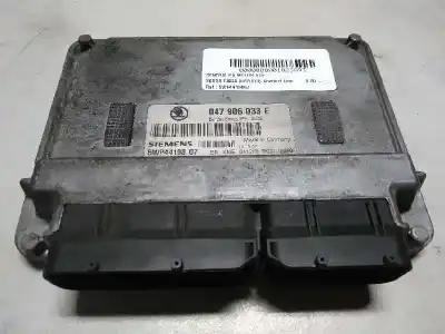 Peça sobressalente para automóvel em segunda mão centralina de motor uce por skoda fabia (6y2/6y3) comfort referências oem iam 5wp4419807