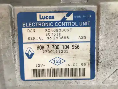 Pezzo di ricambio per auto di seconda mano centralina motore per renault clio ii fase i (b/cbo) 1.9 d alize riferimenti oem iam r04080009f  7700104956 7700111205