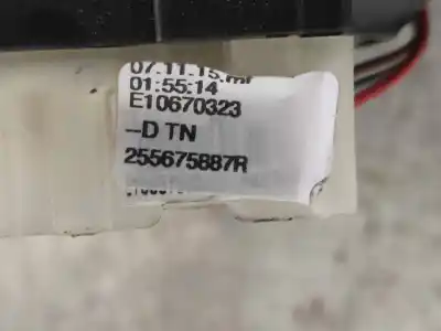 Second-hand car spare part headlights switch for renault clio iv limited oem iam references 255675887r  