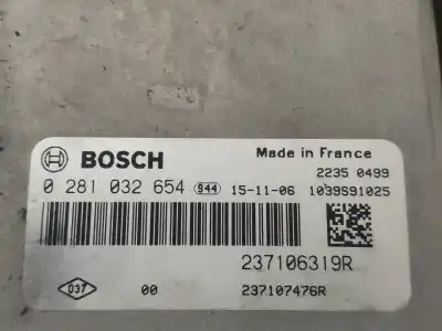 Second-hand car spare part ecu engine control for renault clio iv limited oem iam references 0281032654 237107476r 237106319r