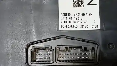 Peça sobressalente para automóvel em segunda mão comando de sofagem (chauffage / ar condicionado)  por mazda 3 lim. (bl) luxury referências oem iam bht161190e  vpdalh18c612af