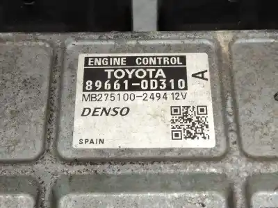 Piesă de schimb auto la mâna a doua unitate de control motor ecu pentru toyota yaris (ksp9/scp9/nlp9) básico referințe oem iam 896610d310  mb2751002494