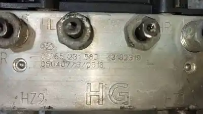 Peça sobressalente para automóvel em segunda mão abs por opel meriva cosmo referências oem iam 0265231583 0265800443 13182319