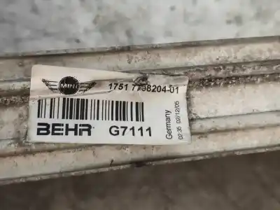Peça sobressalente para automóvel em segunda mão intercooler por mini mini (r50,r53) one d referências oem iam 1751770820401  g7111 Peça sobressalente para automóvel em segunda mão intercooler por mini mini (r50,r53) one d referências oem iam 1751770820401  g7111
