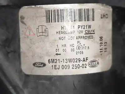 Second-hand car spare part right headlight for ford s-max (ca1) trend oem iam references 6m2113w029af  1ej00925002