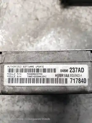 Second-hand car spare part ecu engine control for chrysler 300 m (lr) 2.7 cat oem iam references 04896237ad  717840