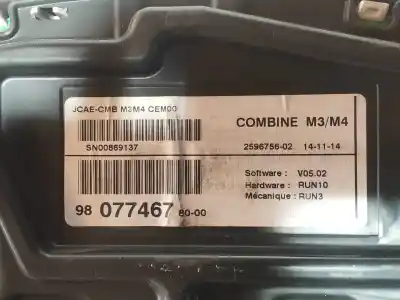 Second-hand car spare part dashboard for citroen c-elysée seduction oem iam references 9807746780  259675602