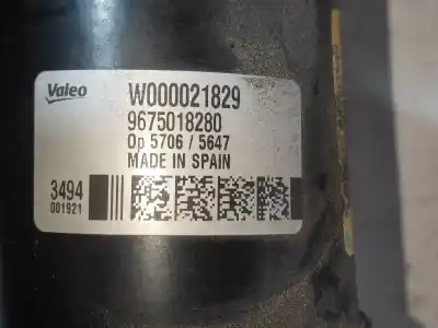 Peça sobressalente para automóvel em segunda mão motor do limpa para brisas por citroen c-elysée seduction referências oem iam w000021829  9675018280