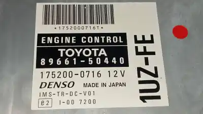 Second-hand car spare part ecu engine control for lexus ls400 (ucf20) básico (ucf 20) oem iam references 8966150440  1752000716