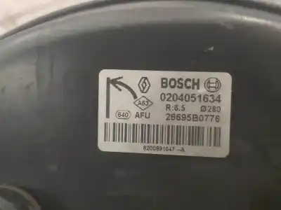 Second-hand car spare part brake servo for renault kangoo (f/kc0) authentique oem iam references 0204051634  26695b0776