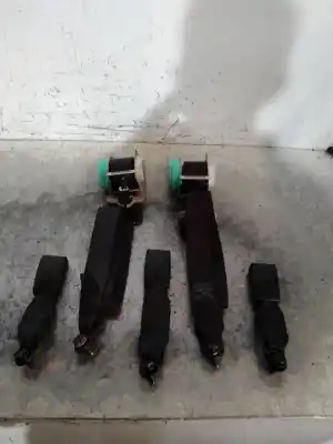 Peça sobressalente para automóvel em segunda mão conjunto de cintos de segurança traseiros por nissan note (e11e) 1.5 dci turbodiesel cat referências oem iam 