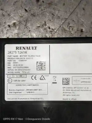 Second-hand car spare part electronic module for renault captur helly hansen oem iam references 282755265r  