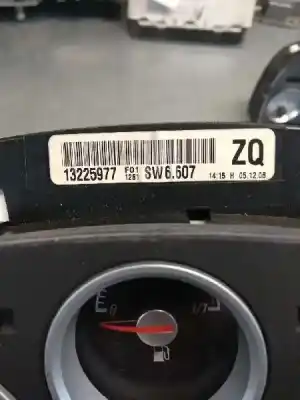 Second-hand car spare part dashboard for opel astra gtc enjoy oem iam references 13225977 sw6607 