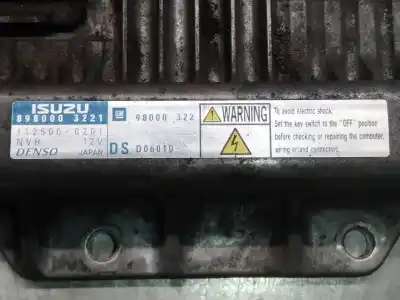 Second-hand car spare part ecu engine control for opel meriva enjoy oem iam references 8980003221 98000322 1125000201