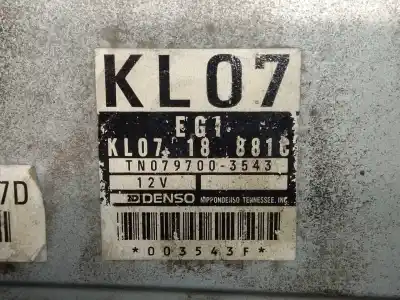 Second-hand car spare part ecu engine control for ford probe 2.5 v6 24v cat oem iam references kl0718881c kl07 tn0797003543