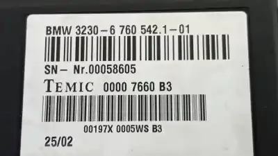 Second-hand car spare part electronic module for bmw serie 7 (e65/e66) 745i oem iam references 323067605421  