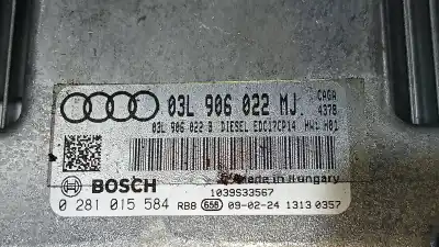 Second-hand car spare part ecu engine control for audi a4 avant (8k5) (2008) 2.0 16v tdi oem iam references 0281015584  03l906022mj
