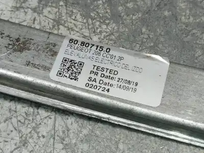 Second-hand car spare part driver left window regulator for peugeot 206 cc cc oem iam references   