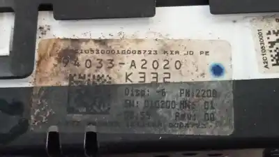 Second-hand car spare part dashboard for kia cee´d x-tech oem iam references 94033a2020  