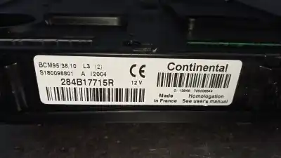 Peça sobressalente para automóvel em segunda mão módulo eletrônico por renault scenic iii grand dynamique referências oem iam 284b17715r bcm953810 s180098801