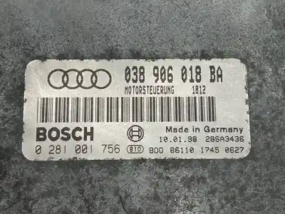 Автозапчасти б/у блок управления двигателем за audi a3 (8l) 1.9 tdi ссылки oem iam 0281001756  038906018ba