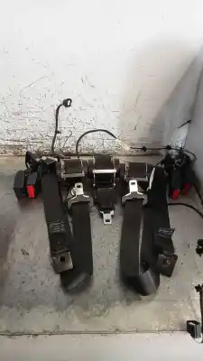 Peça sobressalente para automóvel em segunda mão conjunto de cintos de segurança traseiros por renault scenic iii grand dynamique referências oem iam 