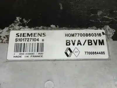 Second-hand car spare part ecu engine control for renault laguna (b56) 2.0 anade oem iam references s101727104b 7700864485 hom7700860316