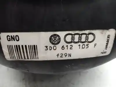 Second-hand car spare part brake servo for volkswagen phaeton (3d2/3d8) 6.0 w12 48v cat (ban) oem iam references 3d0612105f  