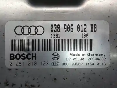 Автозапчастина б/у ебу контролер двигуна для audi a3 (8l) 1.9 tdi посилання на oem iam 0281010123  038906012bb