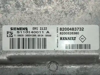 Автозапчастина б/у ебу контролер двигуна для dacia logan ambiance посилання на oem iam s110140011a 8200326380 ems3132 8200483732