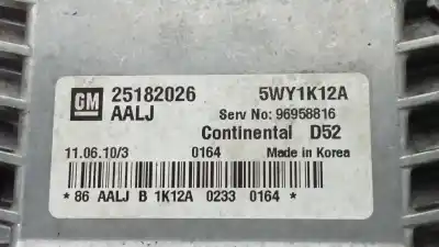 Second-hand car spare part ecu engine control for chevrolet spark ls oem iam references 25182026 96958816 aalj 5wy1k12a