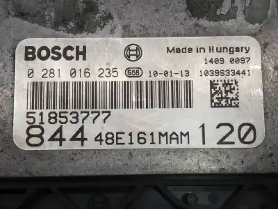 Second-hand car spare part ecu engine control for lancia delta (181) argento oem iam references 0281016235 84448e161mam120 51853777