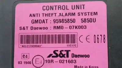 Second-hand car spare part electronic module for chevrolet spark ls oem iam references 95985850  rm007k003