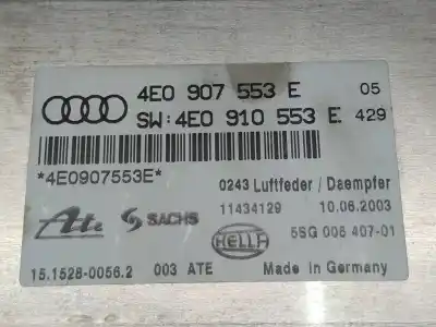 Автозапчасти б/у блок управления подвеской за audi a8 (4e2) 4.2 quattro ссылки oem iam 4e0907553e  4e0910553e