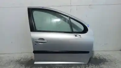 Peça sobressalente para automóvel em segunda mão porta dianteira direita por peugeot 207 confort referências oem iam 